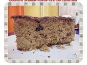 Kuchen: Schoko-Kokos-Cranberrykuchen - Rezept