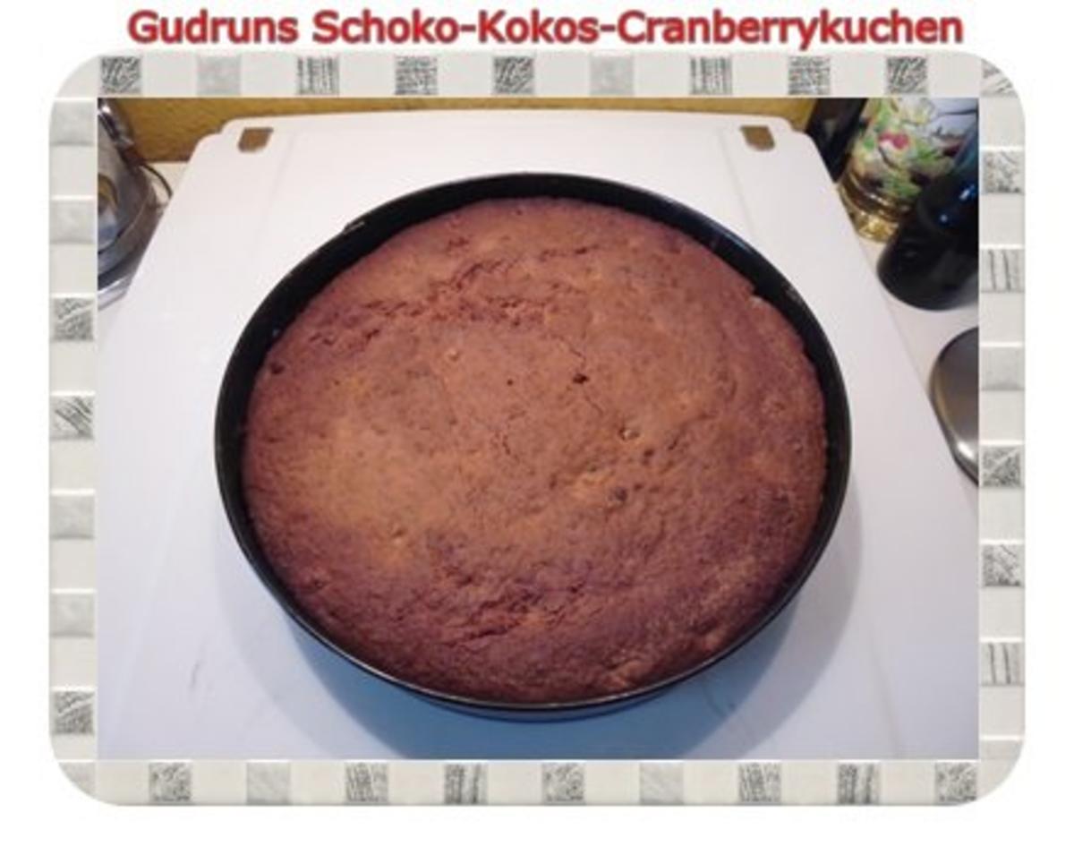 Kuchen: Schoko-Kokos-Cranberrykuchen - Rezept - Bild Nr. 11