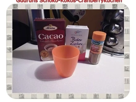 Rezept: Kuchen: Schoko-Kokos-Cranberrykuchen Bild Nr. 12 Kuchen: Schoko-Kokos-Cranberrykuchen - Rezept - Bild Nr. 12