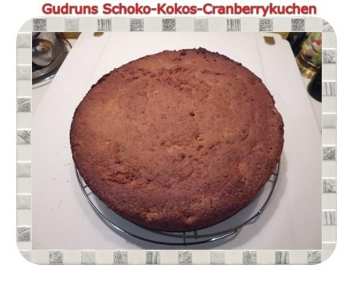 Kuchen: Schoko-Kokos-Cranberrykuchen - Rezept - Bild Nr. 13