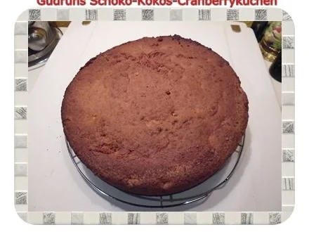 Rezept: Kuchen: Schoko-Kokos-Cranberrykuchen Bild Nr. 13 Kuchen: Schoko-Kokos-Cranberrykuchen - Rezept - Bild Nr. 13