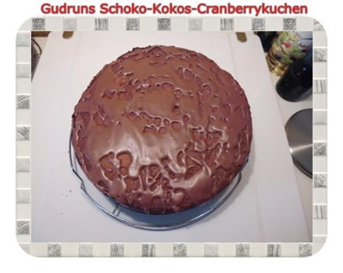 Kuchen: Schoko-Kokos-Cranberrykuchen - Rezept - Bild Nr. 14