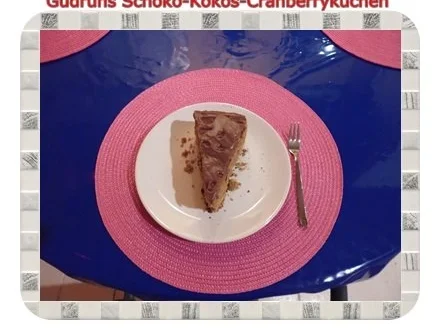 Rezept: Kuchen: Schoko-Kokos-Cranberrykuchen Bild Nr. 15 Kuchen: Schoko-Kokos-Cranberrykuchen - Rezept - Bild Nr. 15