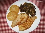 Maischollenfiets mit Champignons - Rezept