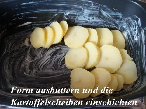 Rezept: Sahnegratin mit Münsterkäse und Röstzwiebeln Bild Nr. 4 Sahnegratin mit Münsterkäse und Röstzwiebeln - Rezept - Bild Nr. 4