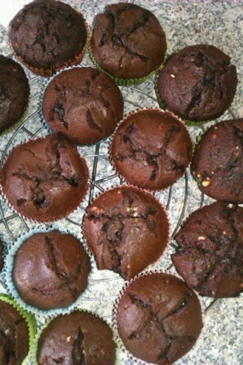 Schokoladen Muffins mit Mohn - Rezept