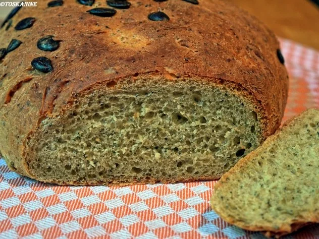 Grünes Kürbiskernbrot - Rezept