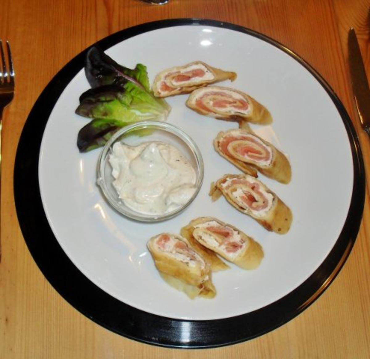 Lachsroulade mit Mehl und Milch - Rezept mit Bild - kochbar.de