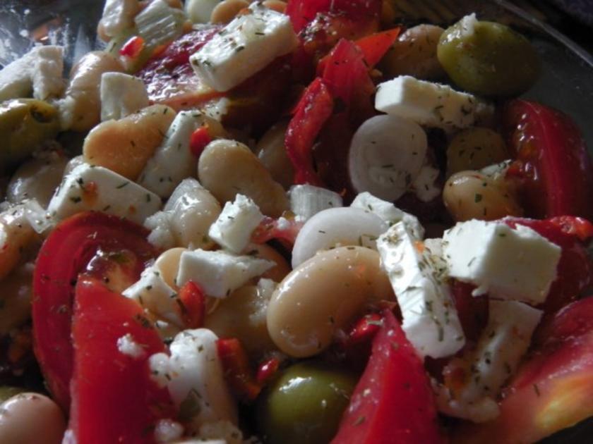 Mediterraner Bohnensalat - schnell &amp; einfach - von dogeckhard