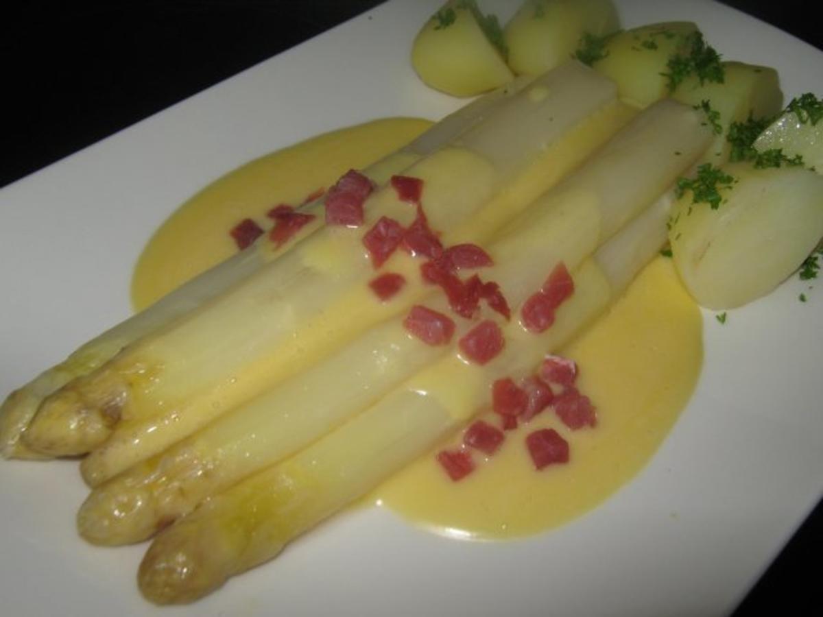 Bilder für Spargel, im eigenen Saft geschmort - Rezept