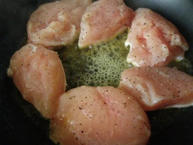 Hähnchen in Weisswein-Sahnesauce - Rezept - Bild Nr. 4