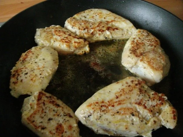 Hähnchen in Weisswein-Sahnesauce - Rezept - Bild Nr. 5