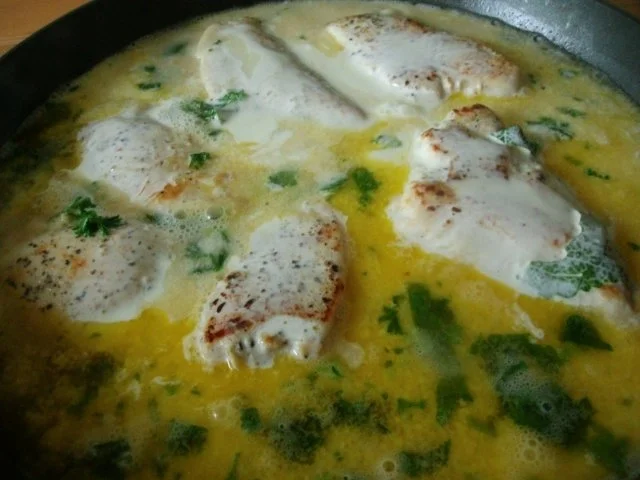 Hähnchen in Weisswein-Sahnesauce - Rezept - Bild Nr. 7