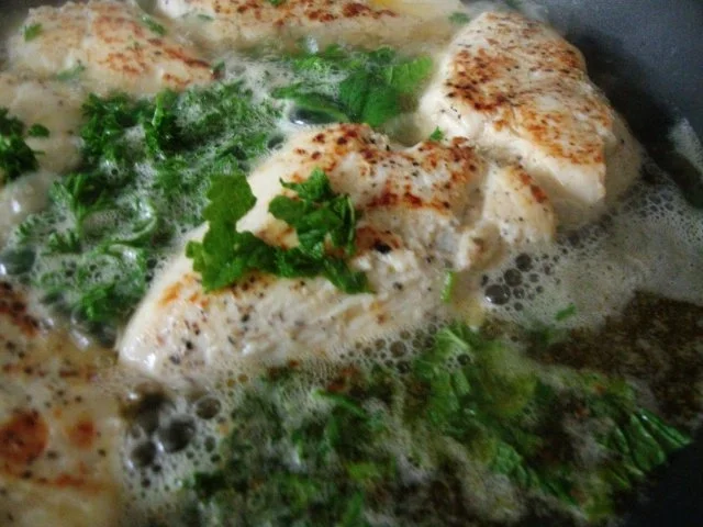 Hähnchen in Weisswein-Sahnesauce - Rezept - Bild Nr. 6