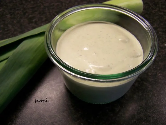 Käse ~ Dipp mit Porree - Rezept