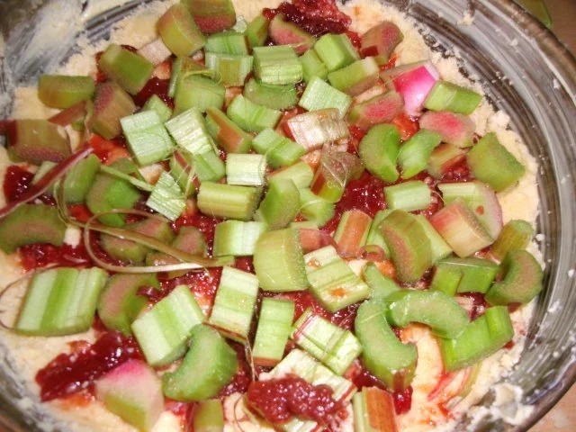 Rezept: Rhababerstreuselkuchen Bild Nr. 5 Rhababerstreuselkuchen - Rezept - Bild Nr. 5
