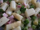 warmer Spargelsalat mit Schinken - Rezept