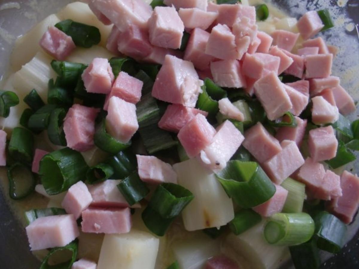 warmer Spargelsalat mit Schinken - Rezept - Bild Nr. 7