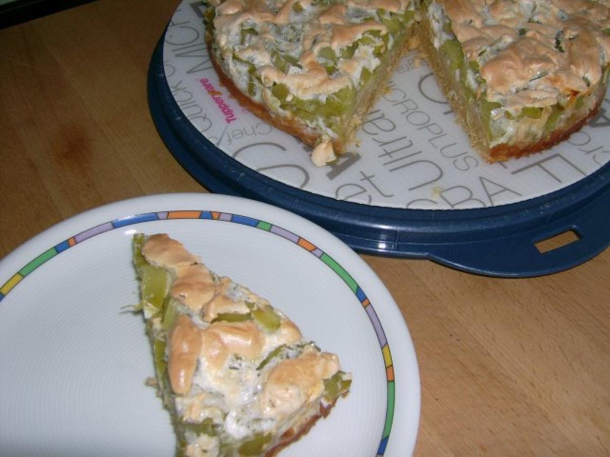 Rhabarberkuchen schnell und lecker - Rezept mit Bild - kochbar.de