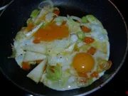 Spiegelei mit Gemüse - Rezept