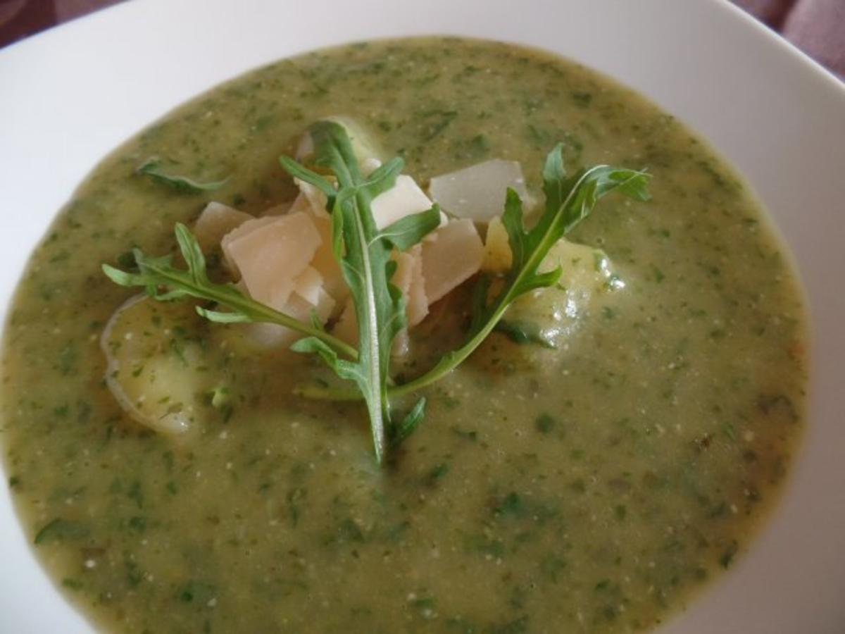 Bilder für Kartoffelsuppe mit Rucola - Rezept