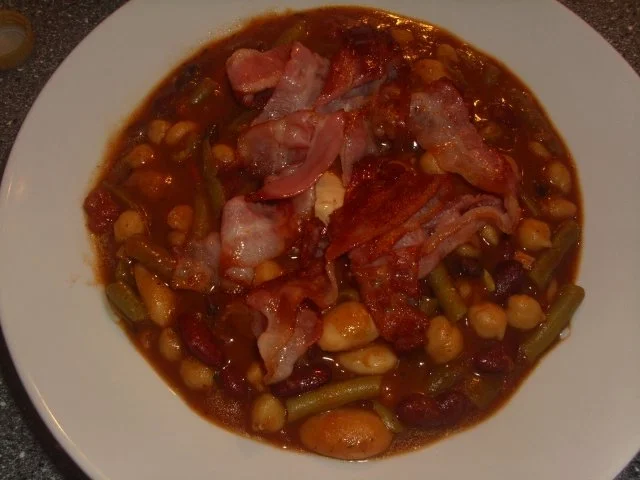 Schneller bunter Bohnentopf - Rezept