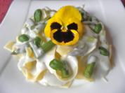 Bandnudeln mit grünen Spargel ... - Rezept