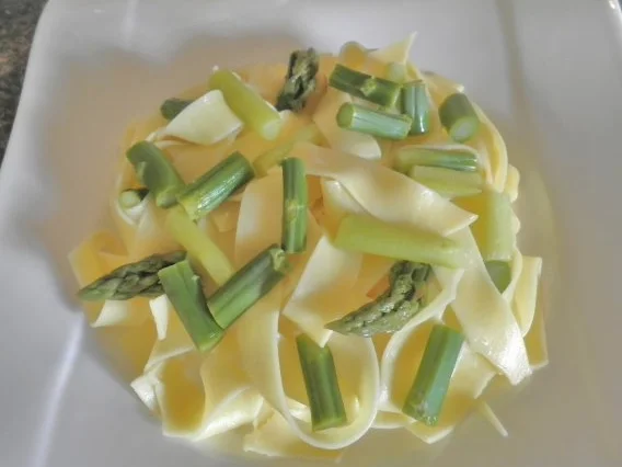 Rezept: Bandnudeln mit grünen Spargel ... Bild Nr. 10 Bandnudeln mit grünen Spargel ... - Rezept - Bild Nr. 10