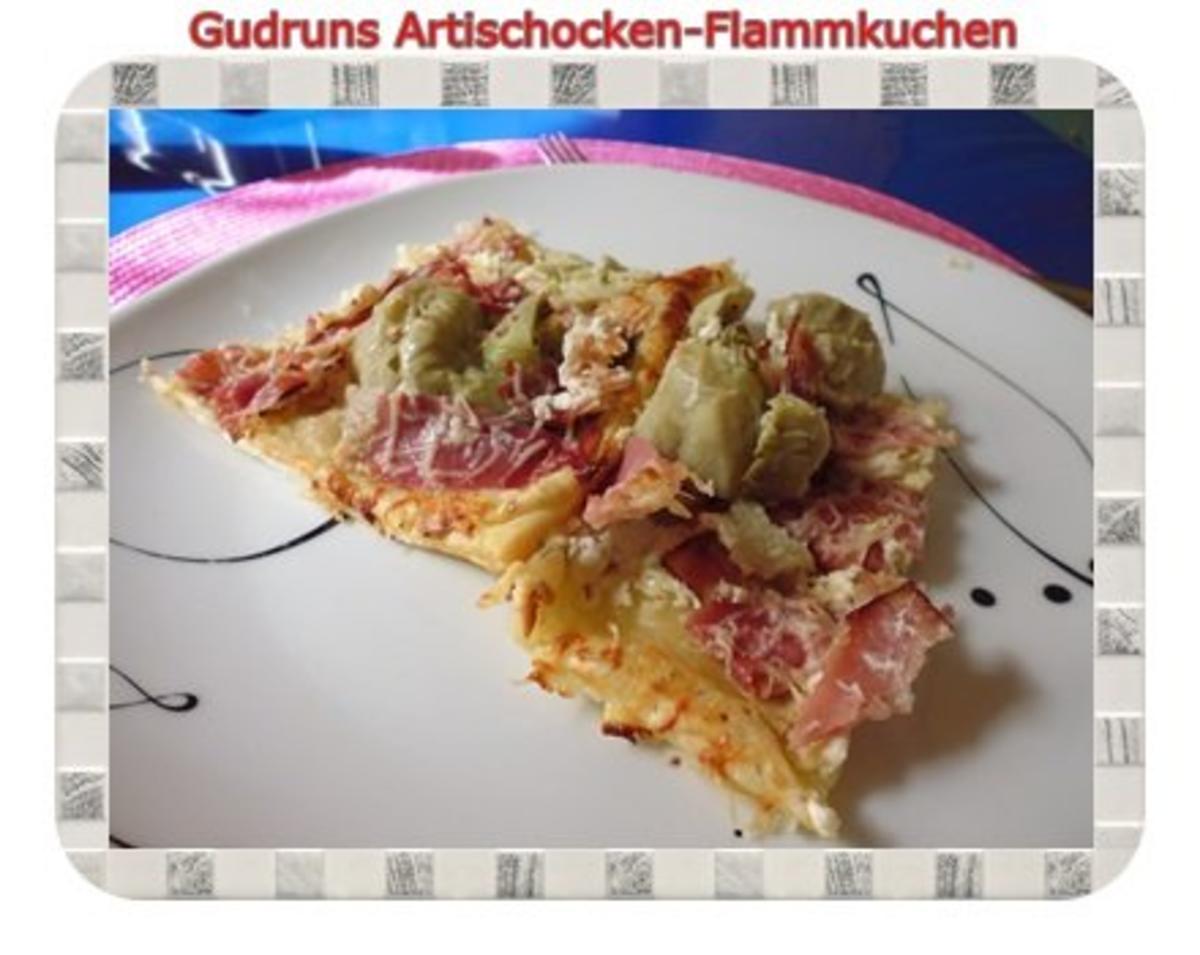 Flammkuchen: Artischocken-Flammkuchen - Rezept