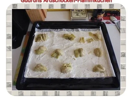 Flammkuchen: Artischocken-Flammkuchen - Rezept - Bild Nr. 5