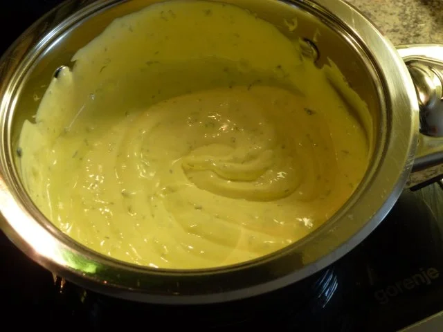 Rezept: Spargel mit Knochenschinken und kräutriger Sauce Bild Nr. 7 Spargel mit Knochenschinken und kräutriger Sauce - Rezept - Bild Nr. 7