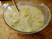 Rezept: Gurkensalat mit Zimt-Buttermilch-Dressing Gurkensalat mit Zimt-Buttermilch-Dressing - Rezept