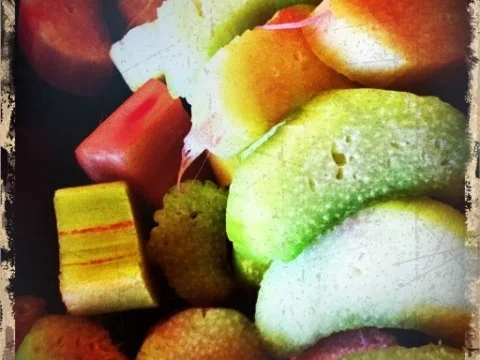 Rezept: Rhabarber-Schoko-Mandel-Torte Bild Nr. 2 Rhabarber-Schoko-Mandel-Torte - Rezept - Bild Nr. 2