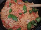 Rezept: Spaghetti mit Tomatensoße Spaghetti mit Tomatensoße - Rezept