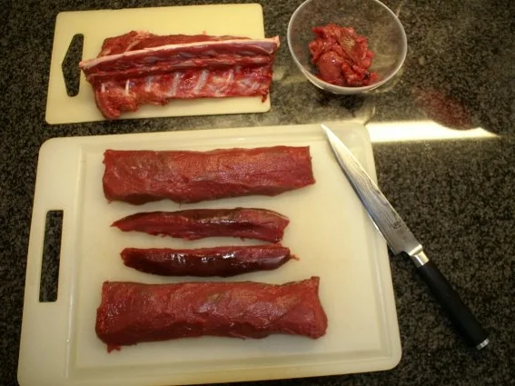 Rezept: Rehrücken mit Filet Bild Nr. 3 Rehrücken mit Filet - Rezept - Bild Nr. 3