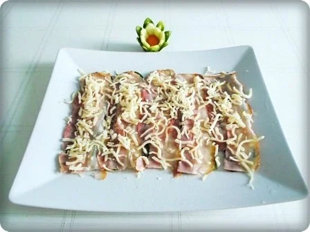 Party Zucchiniröllchen mit Wiener Knusperbraten gefüllt - Rezept - Bild Nr. 11