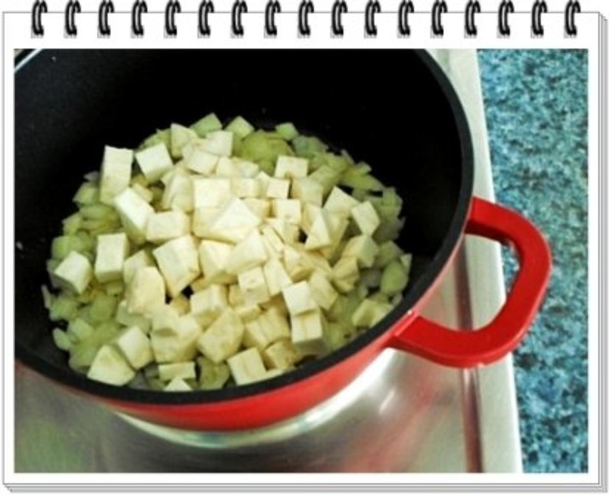 Apfel-Sellerie Cremesuppe - Klassisch zubereitet - Rezept - Bild Nr. 6