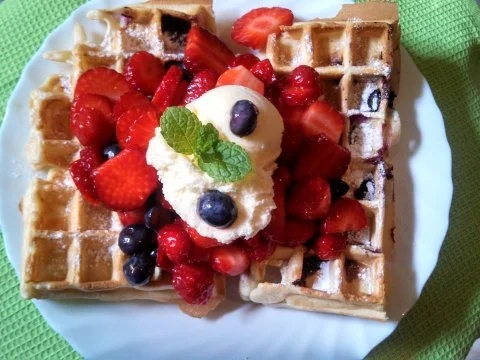 Hefe-Buttermilch-Waffel - Rezept - Bild Nr. 2