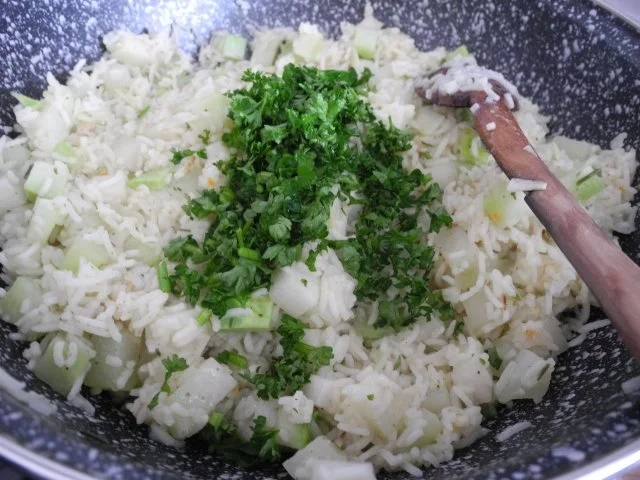 Rezept: Beilage : Kohlrabi - Reis - Pfanne Bild Nr. 6 Beilage : Kohlrabi - Reis - Pfanne - Rezept - Bild Nr. 6