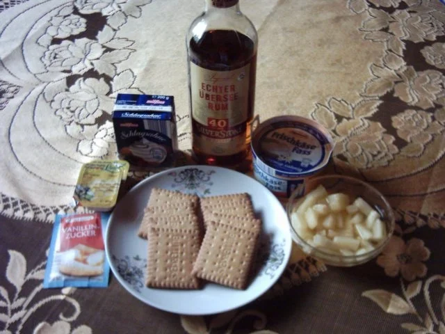 Rezept: Ananas - Frischkäse - Dessert Bild Nr. 2 Ananas - Frischkäse - Dessert - Rezept - Bild Nr. 2