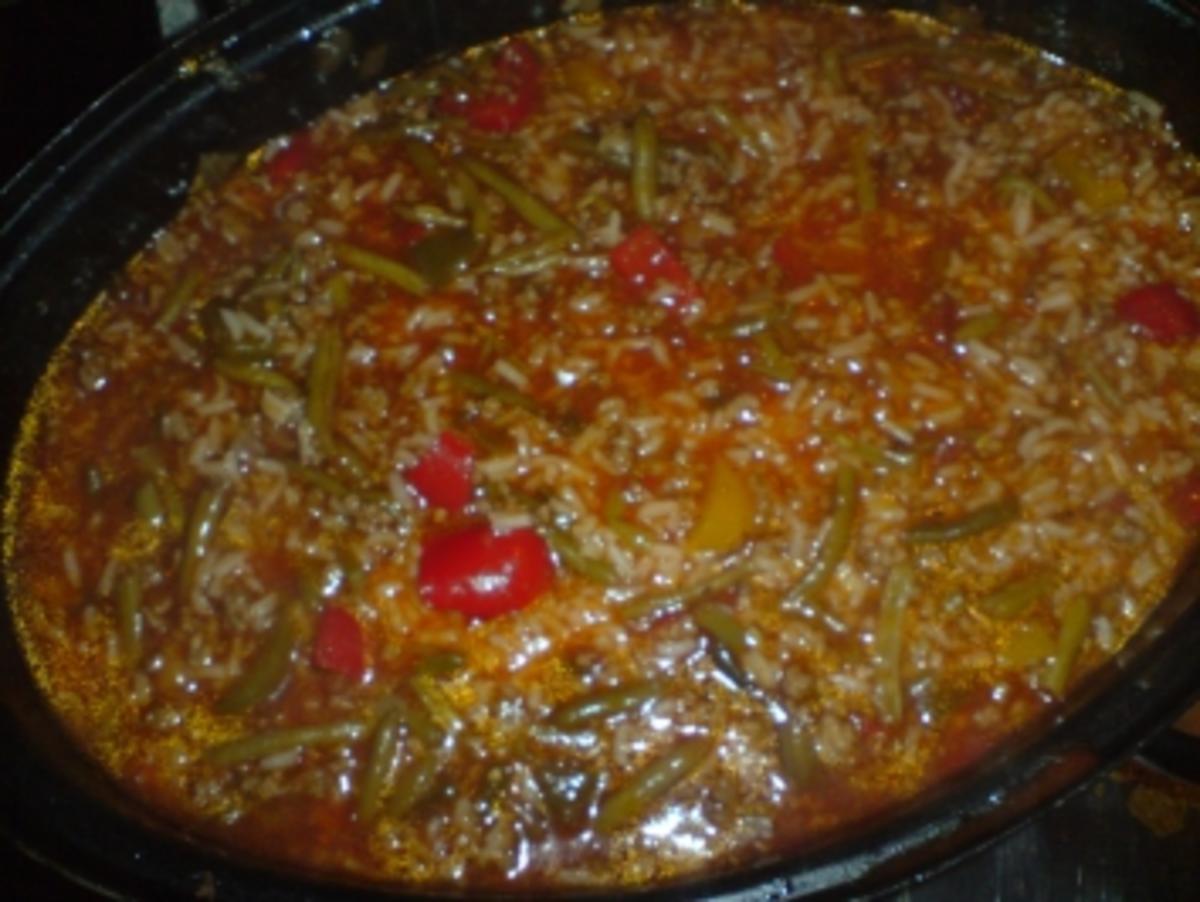 Scharfer Eintopf mit Reis und Hack - Rezept - kochbar.de
