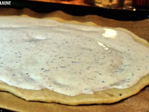 Rezept: Flammkuchen mit grünem Spargel und Tomaten Bild Nr. 13 Flammkuchen mit grünem Spargel und Tomaten - Rezept - Bild Nr. 13