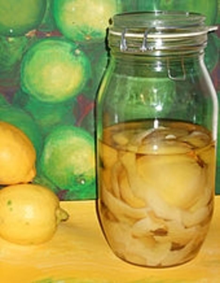 Bilder für Limoncello mit Alkohol 96 % und unbehandelte Zitronen - Rezept