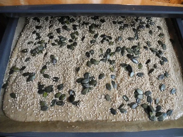 Rezept: Sesam - Kürbiskern - Knäckebrot Bild Nr. 2 Sesam - Kürbiskern - Knäckebrot - Rezept - Bild Nr. 2