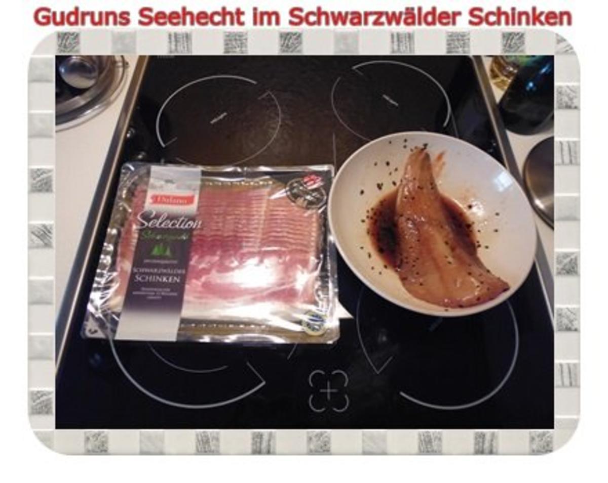 Fisch: Seehecht im Schwarzwälder Schinken mit Ofengemüse - Rezept - Bild Nr. 11