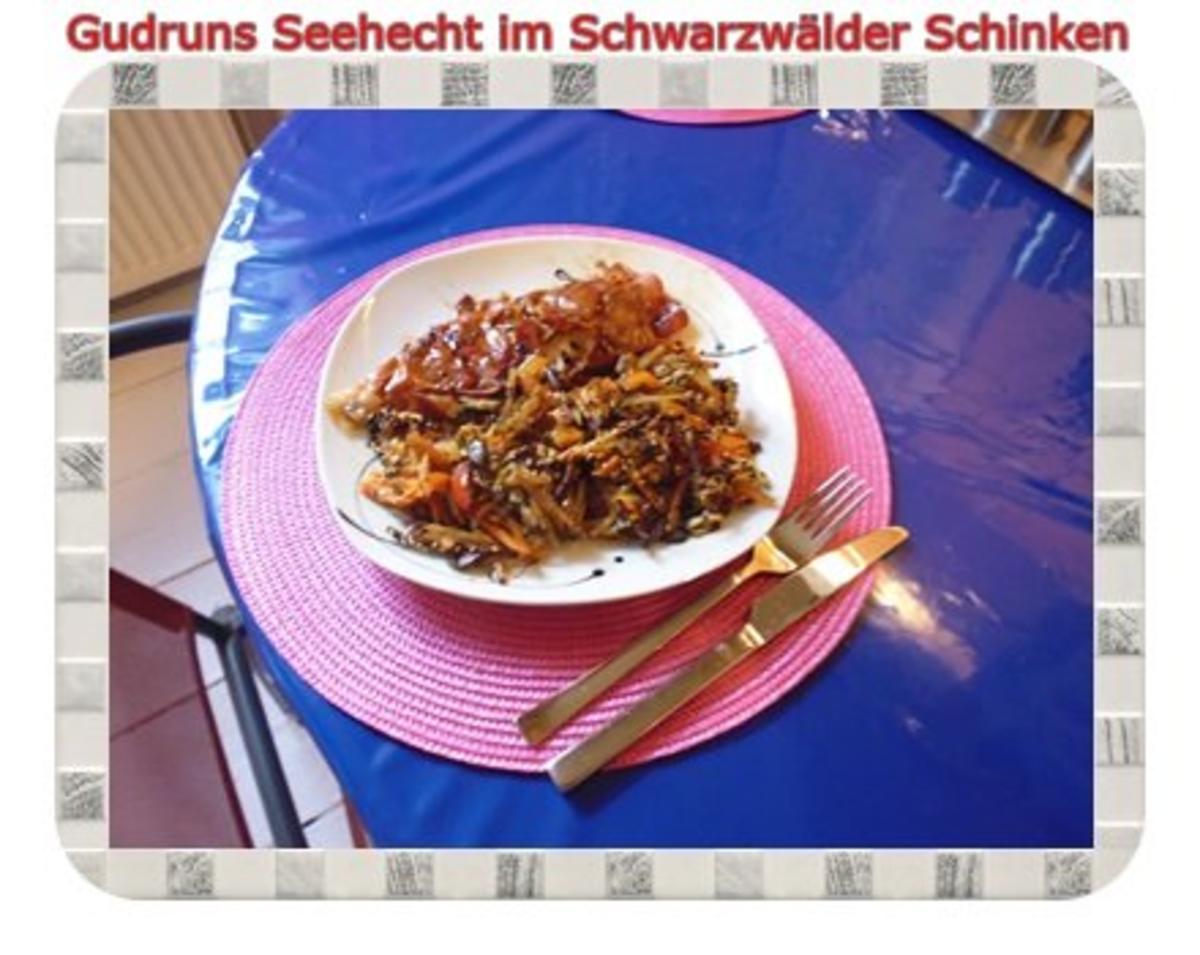 Fisch: Seehecht im Schwarzwälder Schinken mit Ofengemüse - Rezept - Bild Nr. 17