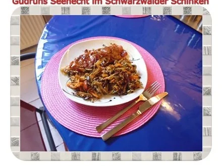 Rezept: Fisch: Seehecht im Schwarzwälder Schinken mit Ofengemüse Bild Nr. 17 Fisch: Seehecht im Schwarzwälder Schinken mit Ofengemüse - Rezept - Bild Nr. 17