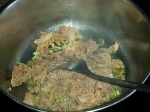 Spinatnudeln mit Thunfisch - Rezept - Bild Nr. 6