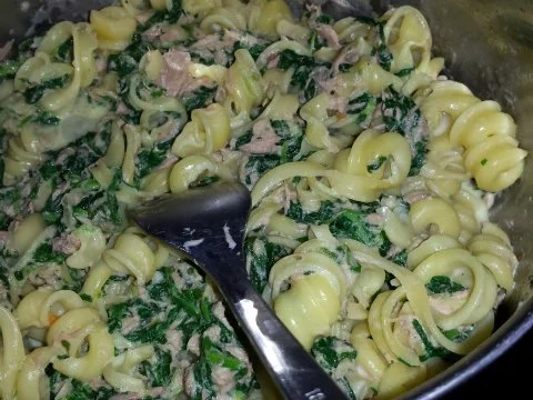 Spinatnudeln mit Thunfisch - Rezept - Bild Nr. 11