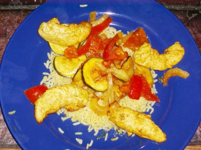 Rezept: Curryhähnchen aus dem Ofen Curryhähnchen aus dem Ofen - Rezept